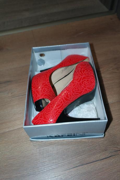 Červené lodičky-veľk.38 (nové), 38