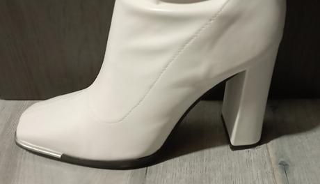 Vysoké čižmy biele, mohito,40