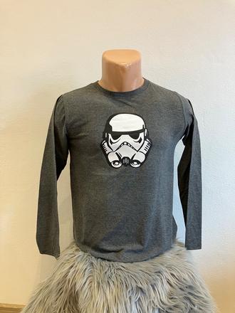 Chlapčenské tričko tmavosivé star wars (12-13r.), 158