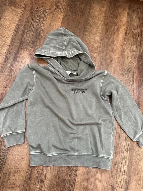 Frajerska mikina s pratym efektom h&m 98/104, h&m,98