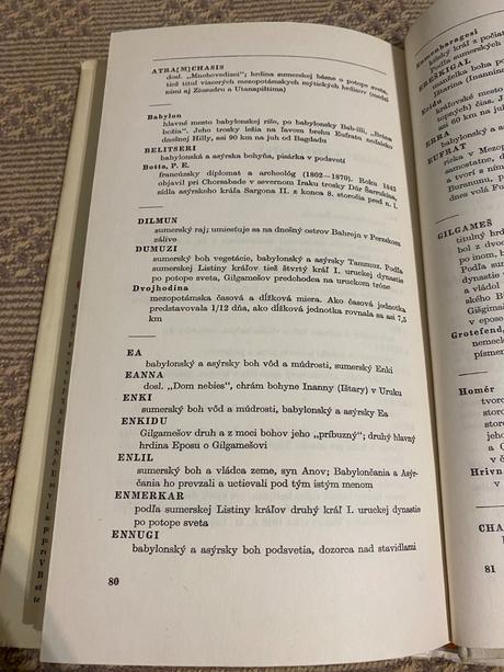 Retro vintage gilgameš vojtech zamarovský 1975, 