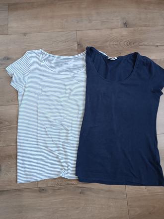 2x tričko, kappahl,l