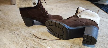 Kotnikove čižmičky s kožušinkou, deichmann,41