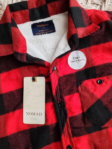 Teplá štýlová flanelka-bundička 146/152, 152