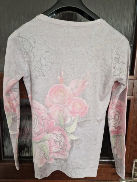 Vzorovaný sveter so zdobením, m