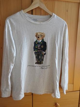 Ralph lauren bear bavlneny natelnik m/l, ralph lauren,m