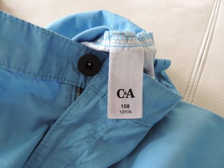 2x bavlnené chlapčenské kraťasy caa,152,158, c&a,152