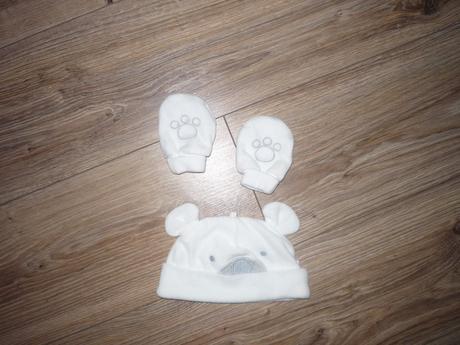 Čiapka + rukavice zn. mark&spencer, marks & spencer,68