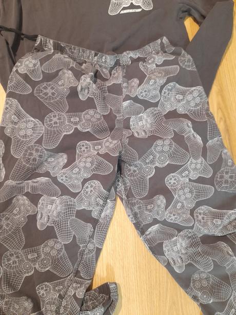 Pyžamo gamer 158/164, h&m,158