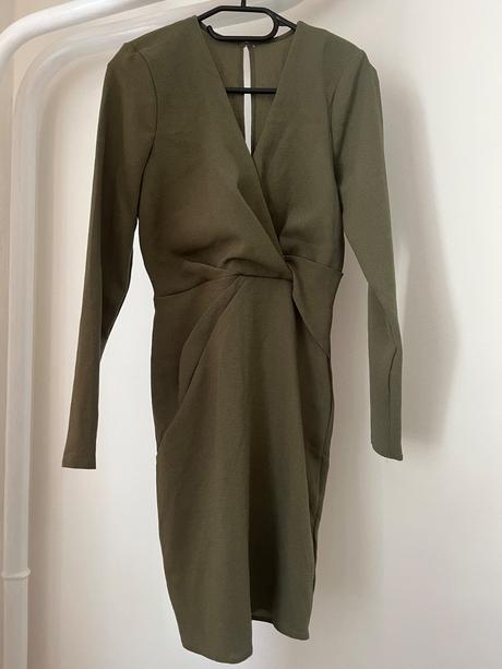 Zelené šaty asos, xs