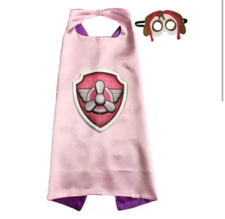 Paw patrol skye - maska a plášť spolu,