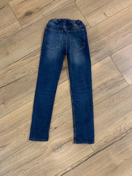 Chlapčenské rifle hm modré 152 11-12 yo, h&m,152