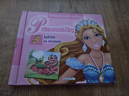 Kniha princezničky šablóny,