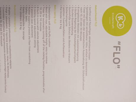 Elektricka hojdacka kinderkraft flo, 