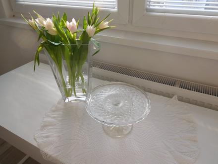 Podnos lisované sklo top top stav, krásny, 