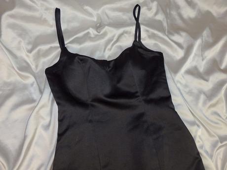 Luxusné čierne spoločenksé šaty, 40