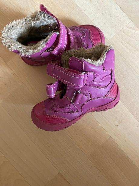 Červené teplé topánky, protetika,26