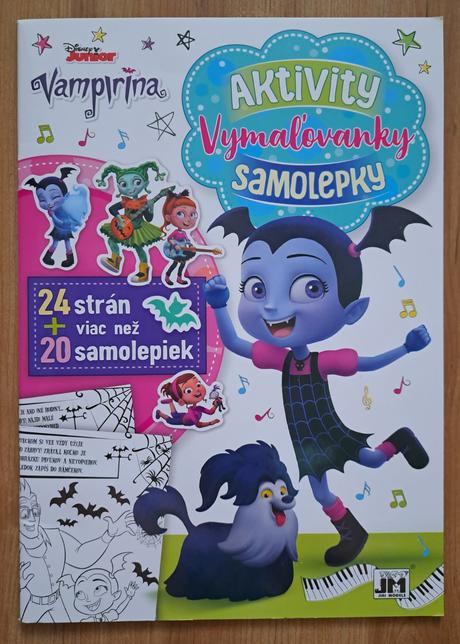 Knižka disney junior "vampirina" s aktivitami, 