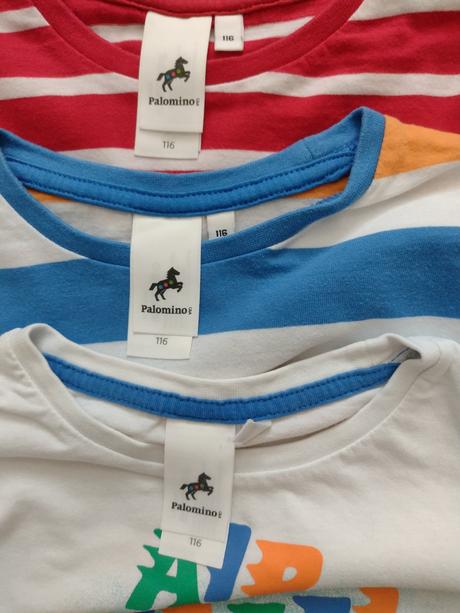 Tricko dl.rukav, 3ks, vel. 116,, palomino,116