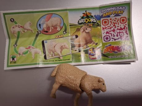 Kinder hračka ovca, 
