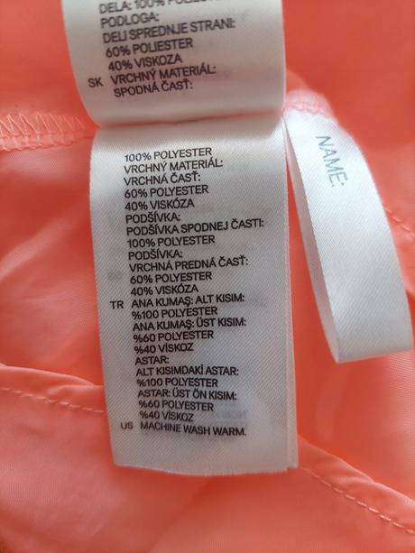 Dievčenské šaty, h&m,128