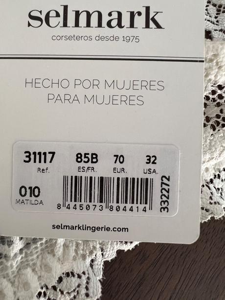 Cipkovana podprsenka, 85b