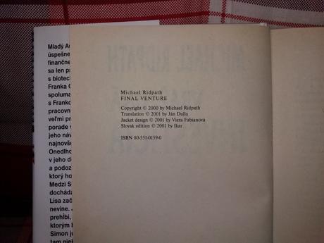 Kniha - vražedná investícia,