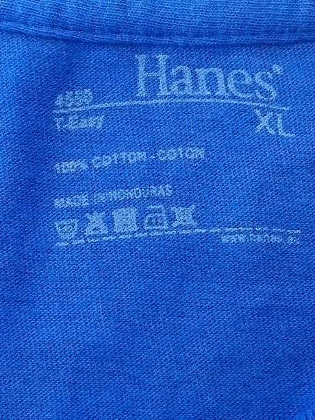 Pánske modré tričko skateboard, hanes, xl, xl