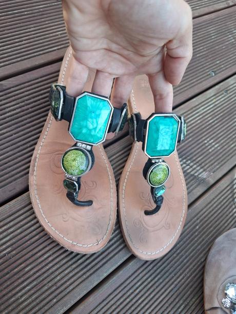 Geox šľapky s medzi prsty s kamienkami, geox,38