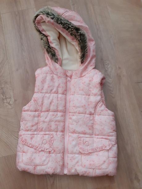 Dievčenská zateplena vesta, f&f,104