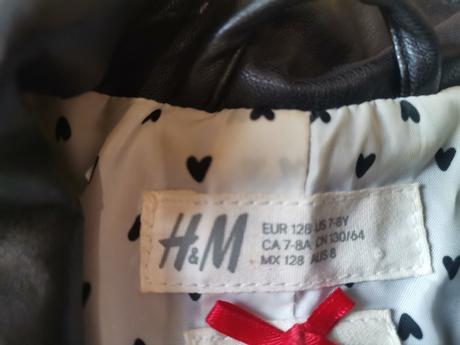 Kožená bunda, h&m,128