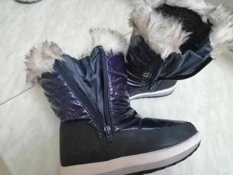 Snehulky modré pre chlapcov vel. 34, 34