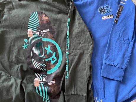 Tričká/ mikiny 2x, f&f,134