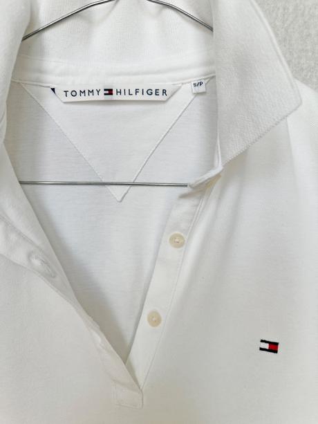 Tommy hilfiger biele tričko, tommy hilfiger,s