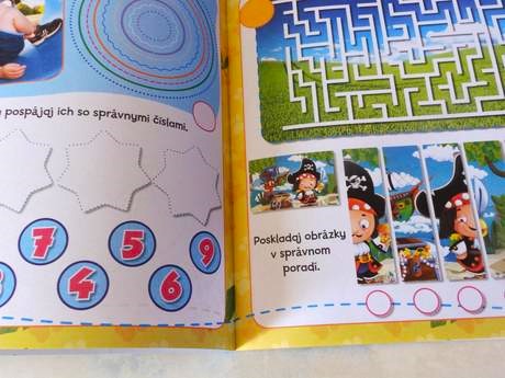 Chlapci - aktivity s nálepkami,