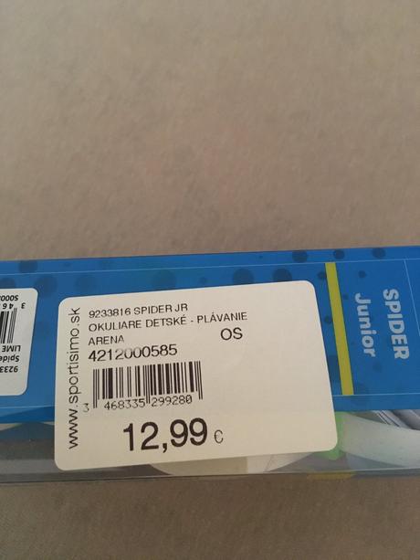 Detské plavecké okuliare (6-12 r), 