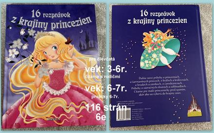 Nová kniha "16 rozprávok z krajiny princezien"3-7r, 