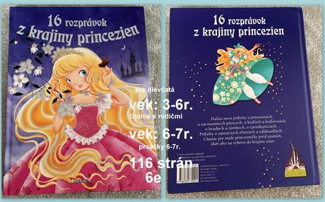 Nová kniha "16 rozprávok z krajiny princezien"3-7r,