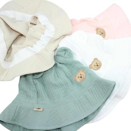 Detský mušelínový klobúk etka, rada, rada,48 / 50