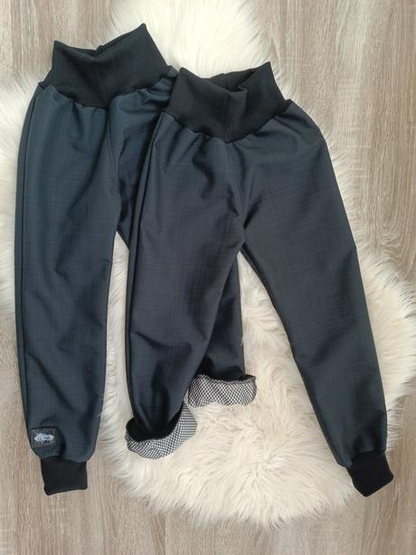 Jarné softshellové nohavice bez zateplenia, 80 - 134