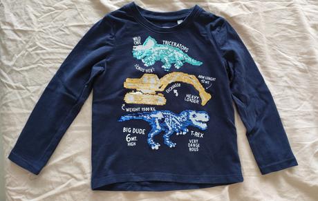 Tricko s flitrami, c&a,98