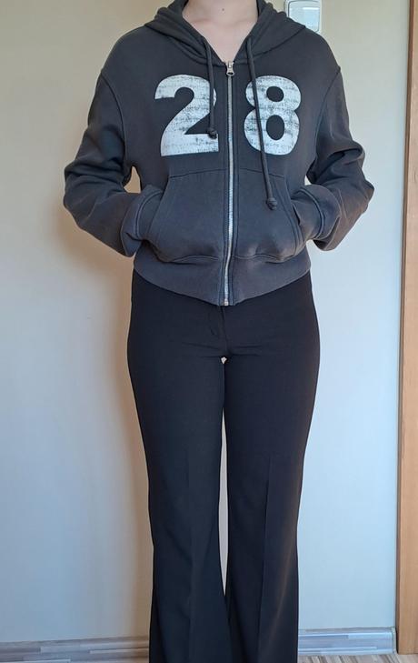 Bershka streetwear bavlnená mikina s kapucňou, bershka,m