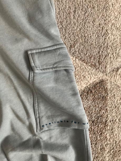 Modré teplákové nohavice, m