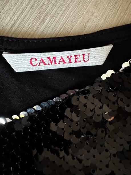 Elegantne tielko s trblietkami, s