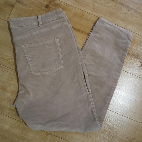 Bavlnené zamatové elastické rifle/nohavice, tchibo,48