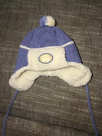 Čiapka - ušanka pletená,