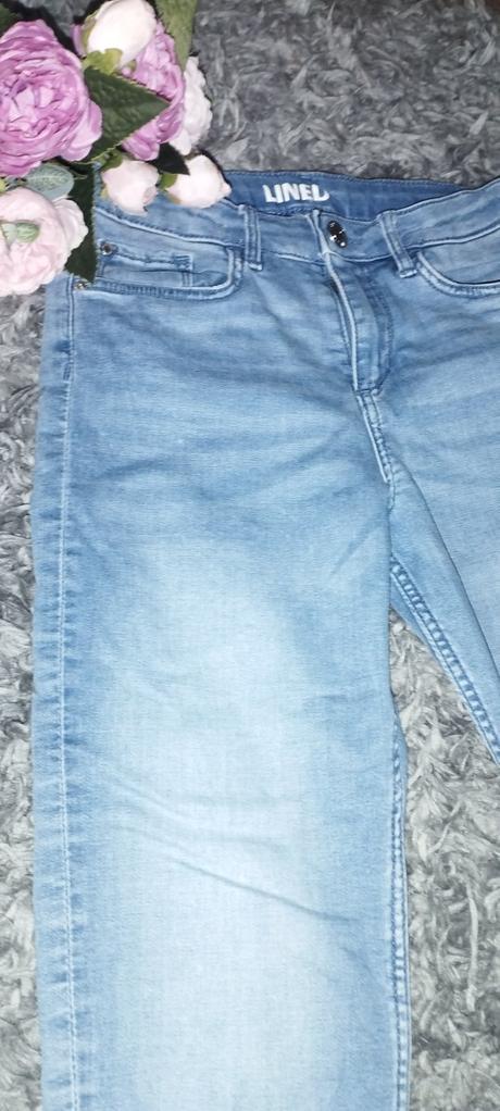 Zateplené rifle, denim,116