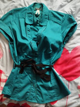 Tyrkysová košeľa č. 8/36, next,s