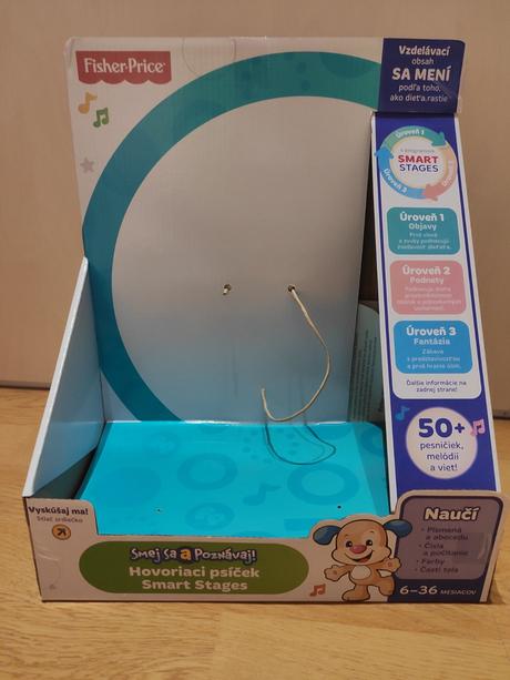 Psík hudobný na baterky fisher price, 