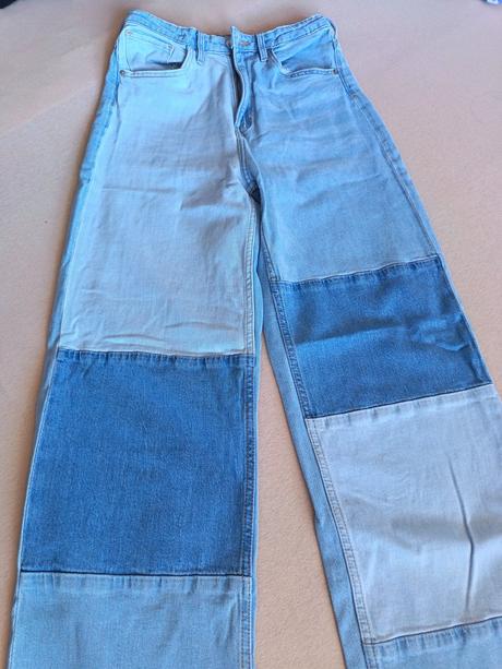 Dievčenské rifle, denim,164